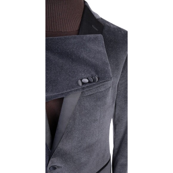 John Varvatos Signature Tailored Tuxedo Jacket blazer Sz 44L Cotton Stretch EUC - Picture 6 of 14